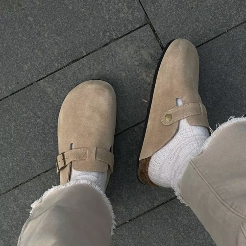 Eudoxia™ - Premium Unisex Leather Slippers/Sandals | Style and quality in one 