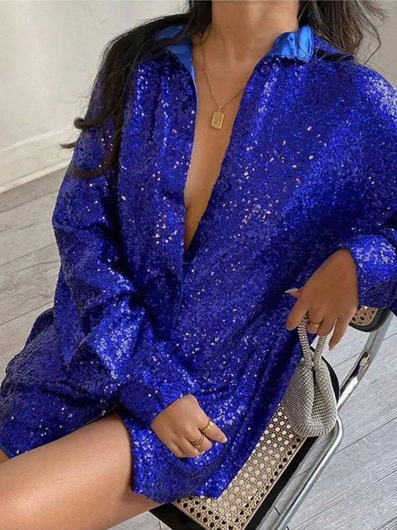 Glam™: Luxurious Oversized Blouse for Women