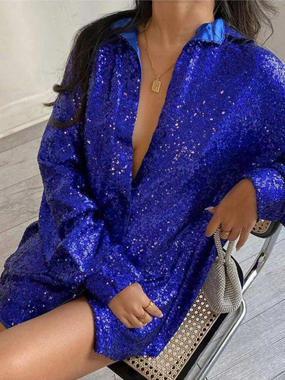 Glam™: Luxurious Oversized Blouse for Women