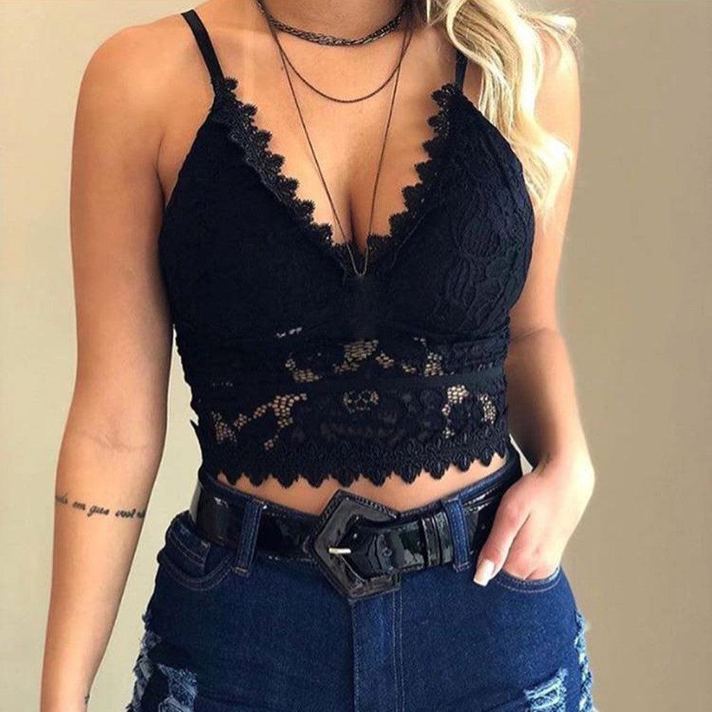 Inge | Lace V-Neck Top