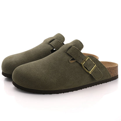 Eudoxia™ - Premium Unisex Leather Slippers/Sandals | Style and quality in one 