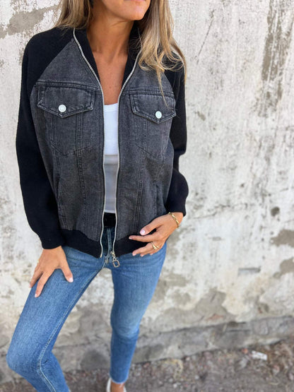 Gina - Elegant Comfortable denim jacket 