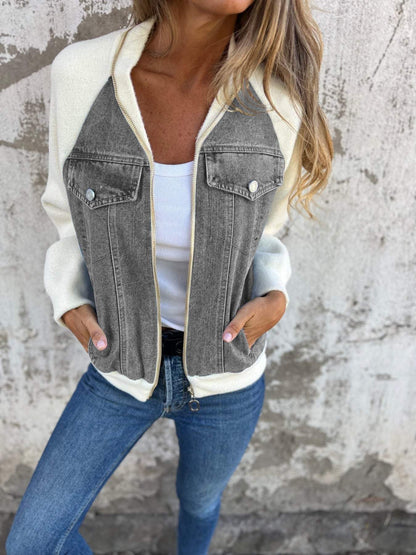 Gina - Elegant Comfortable denim jacket 