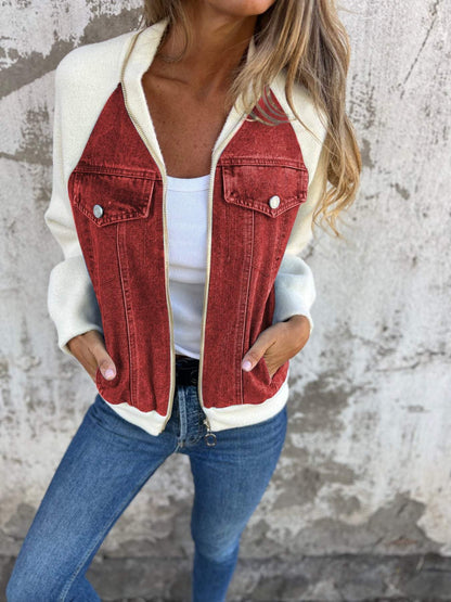 Gina - Elegant Comfortable denim jacket 