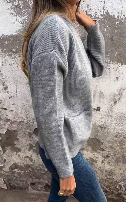 Audrey | Zipper Knitted Cardigan for Women