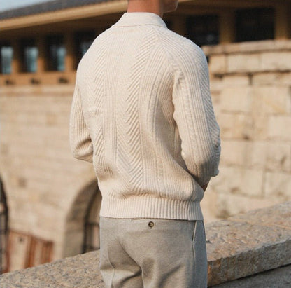 Carlos | Trendy knitted polo for men