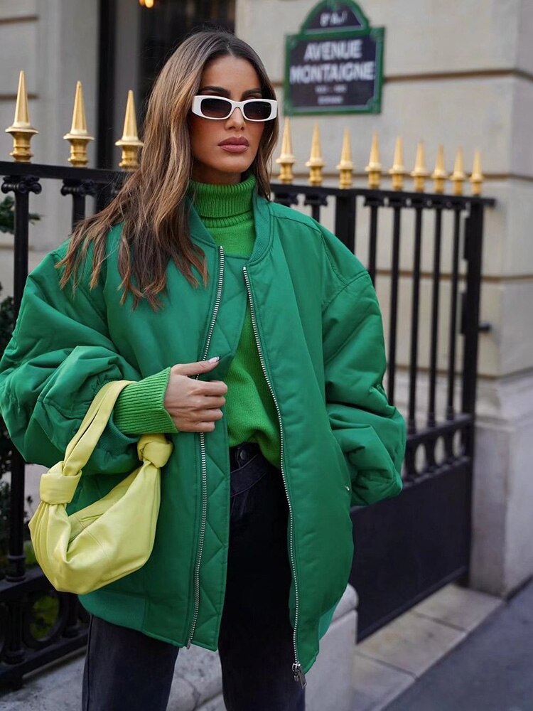 Harper | Trendy Oversized Bomber Jacket for Women