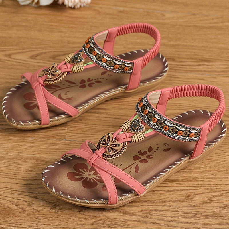 Opedia - Orthopedic Comfort Sandals with Sparkling Stones
