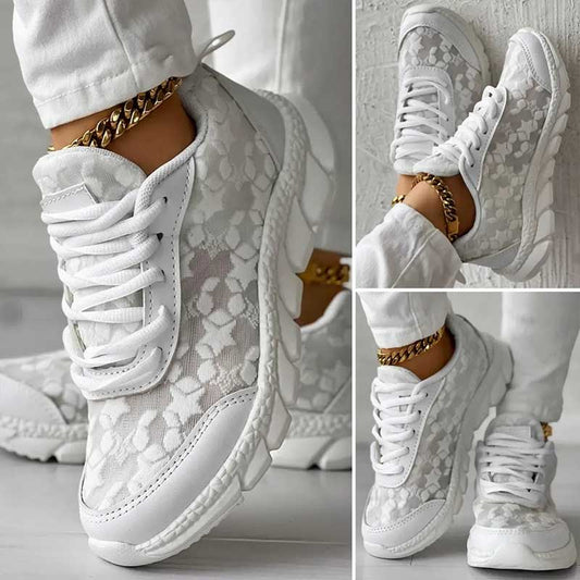 Luna™ - Elegant White Sneakers