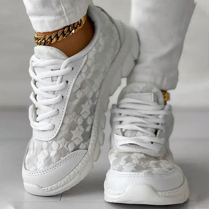 Luna™ - Elegant White Sneakers