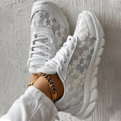 Luna™ - Elegant White Sneakers