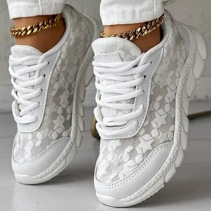 Luna™ - Elegant White Sneakers