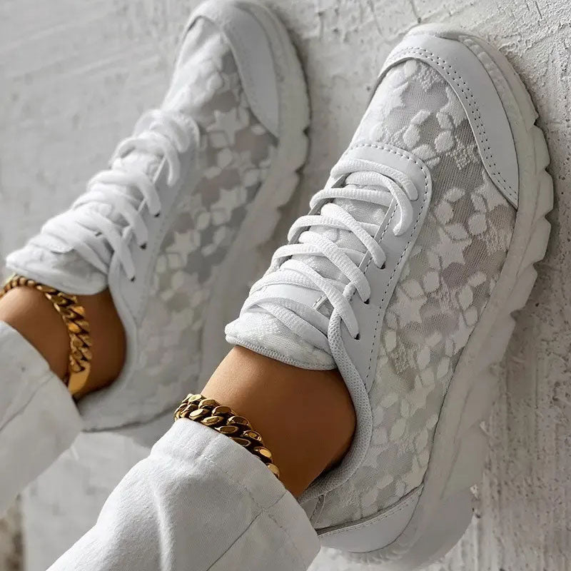 Luna™ - Elegant White Sneakers
