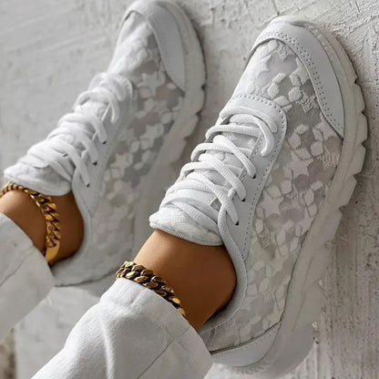 Luna™ - Elegant White Sneakers
