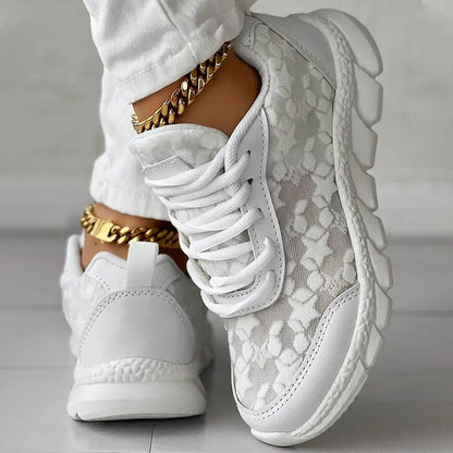 Luna™ - Elegant White Sneakers