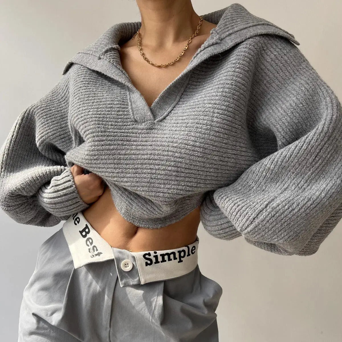 Onni | Classic chic oversized knitted sweater