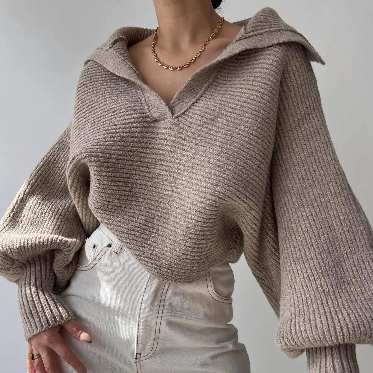 Onni | Classic chic oversized knitted sweater