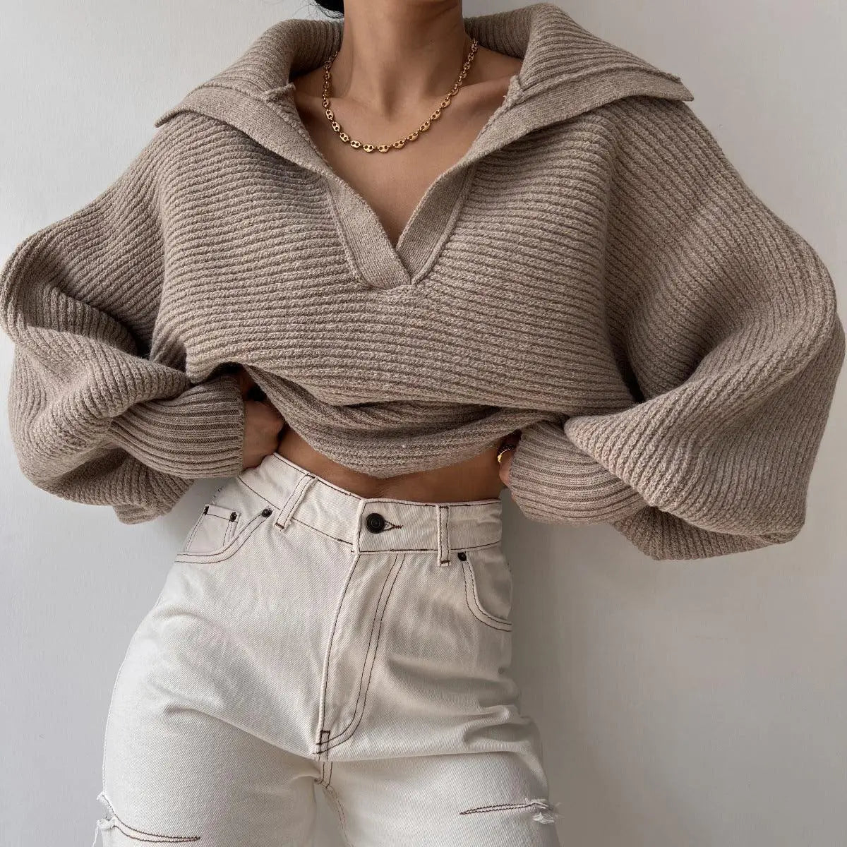 Onni | Classic chic oversized knitted sweater