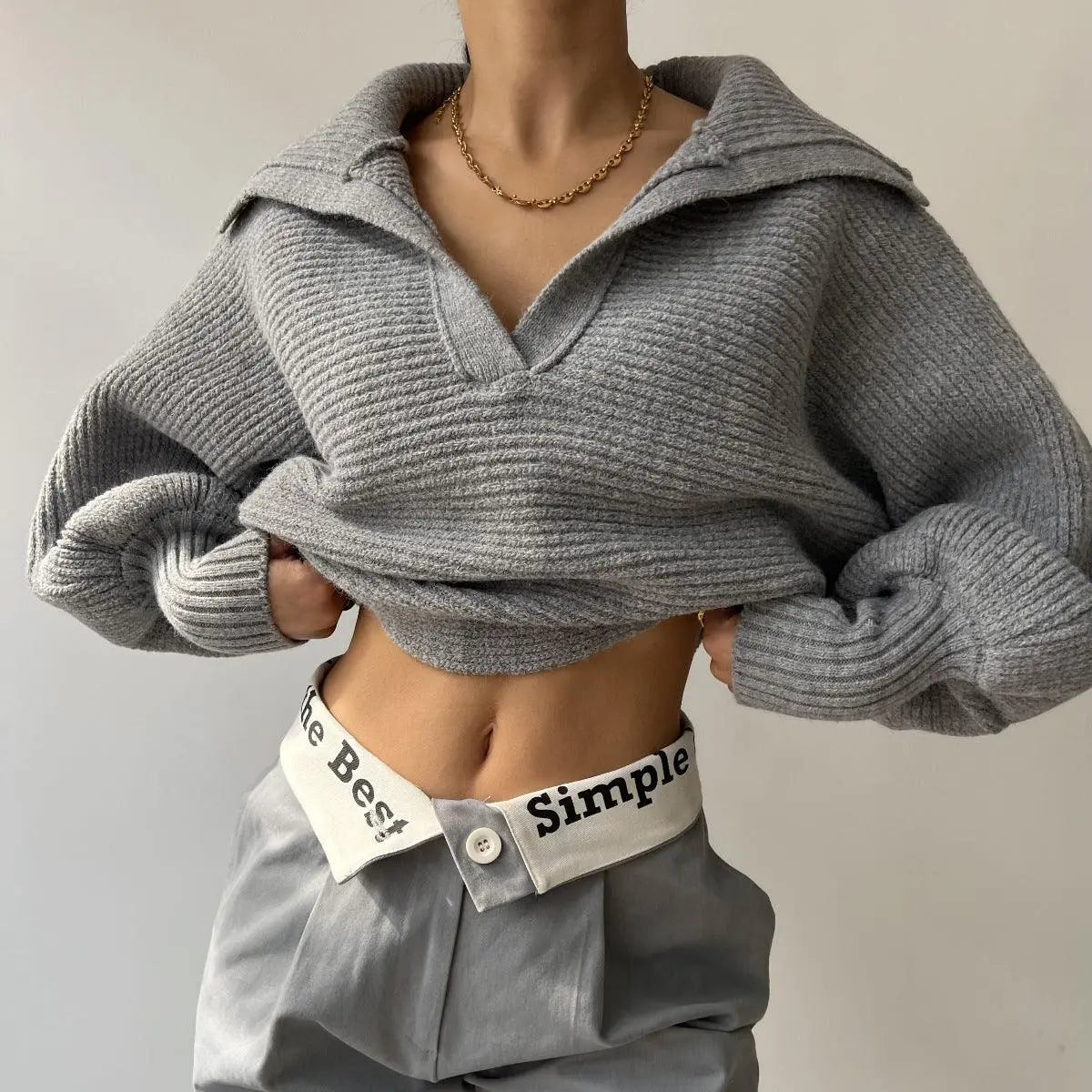Onni | Classic chic oversized knitted sweater