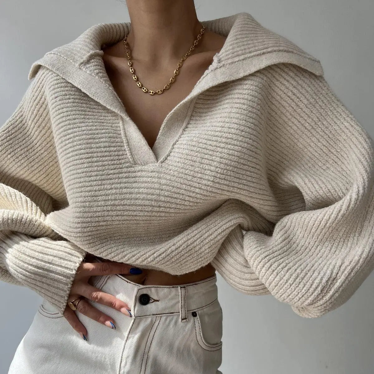 Onni | Classic chic oversized knitted sweater