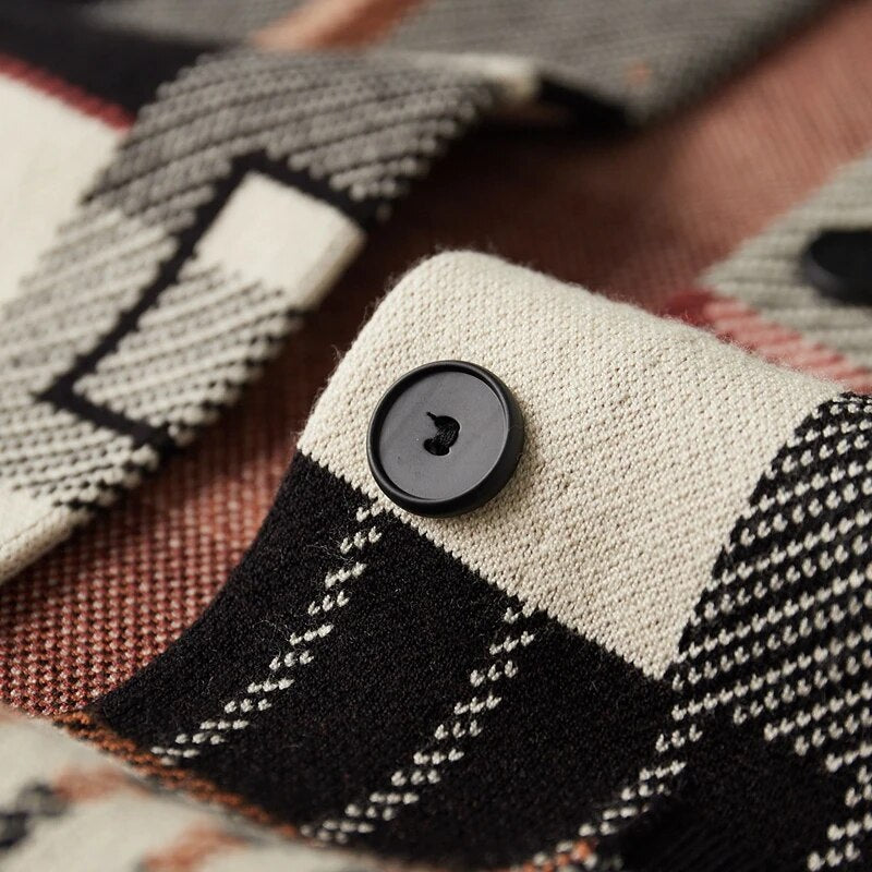 Nouveau™ Abstract Knitted Cardigan