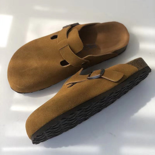 Eudoxia™ - Premium Unisex Leather Slippers/Sandals | Style and quality in one 